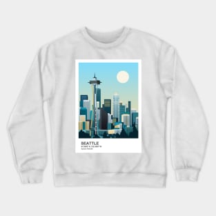 Seattle Space Needle, Washington Crewneck Sweatshirt